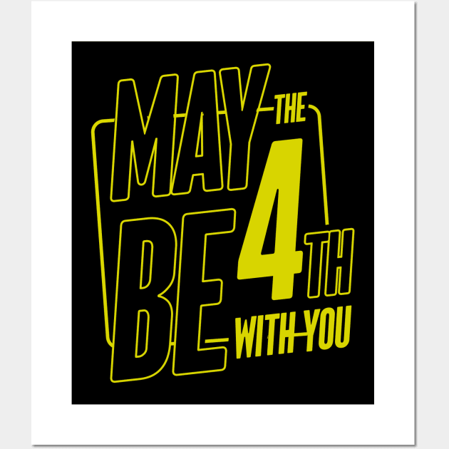 May The 4th Be With You Wall Art by Doxie Greeting